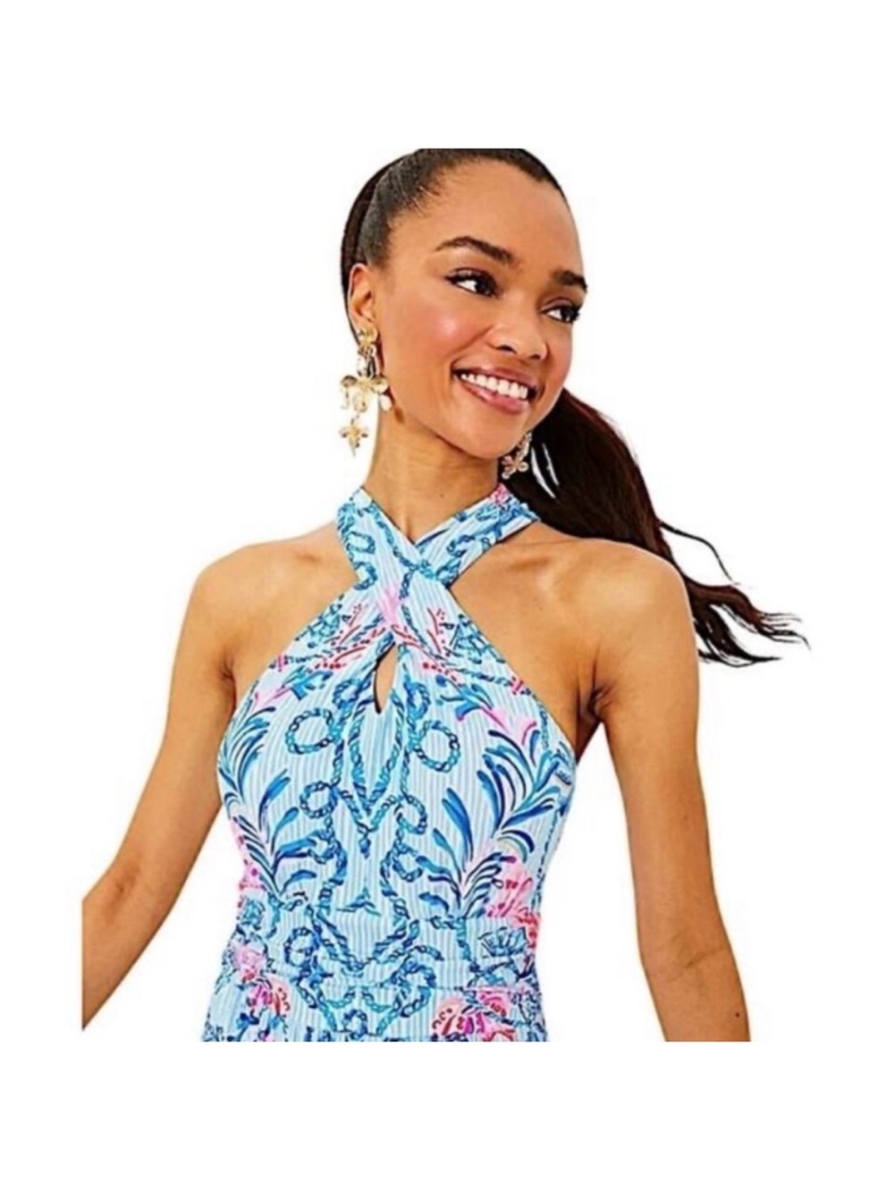 NWT Lilly Pulitzer Montecito Maxi Dress Sz XL - Picture 6 of 9